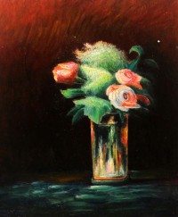 Maqsood Ahmad, 16 x 20 inch, Oil on Board, Still life Painting-AC-MQA-006